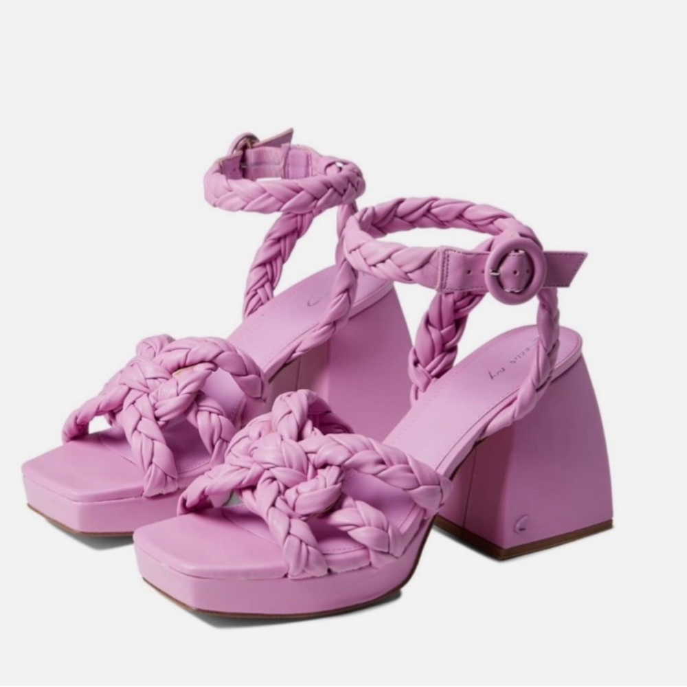 Circus by Sam Edelman Braided Platform Sandals in Lavender Pink